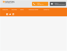 Tablet Screenshot of insources.com.au